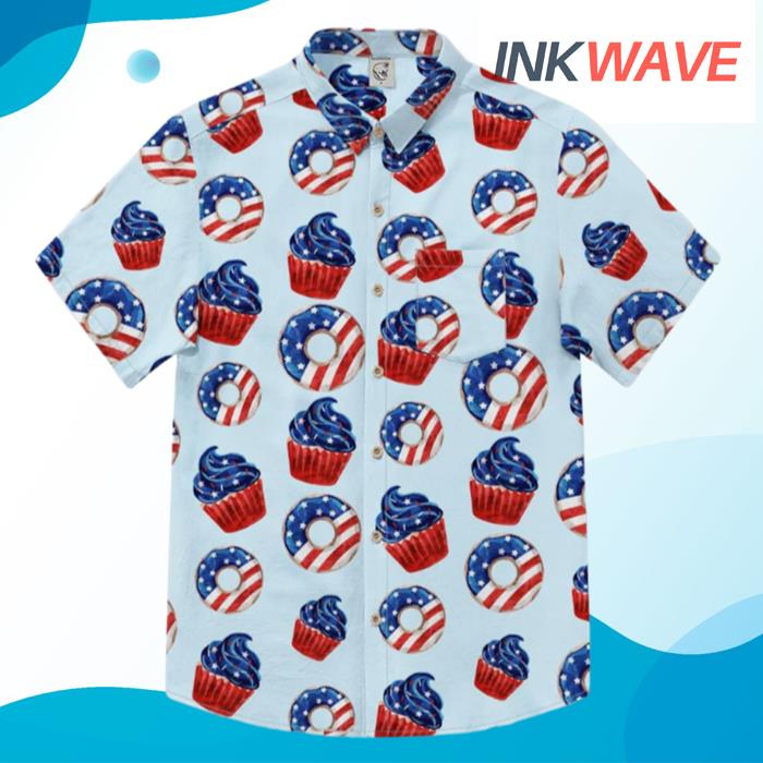 Liberty Donuts American Style Hawaiian Shirt