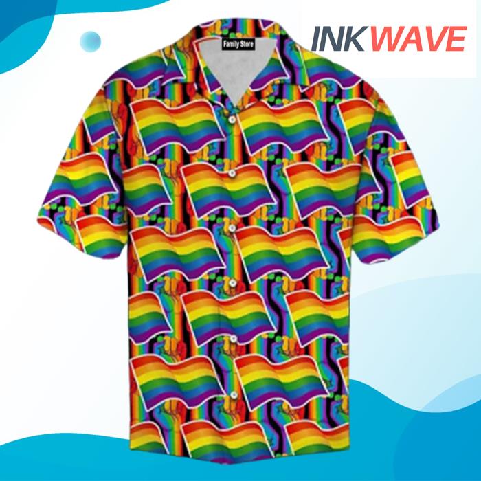 Love Pride LGBT Hawaiian Shirt
