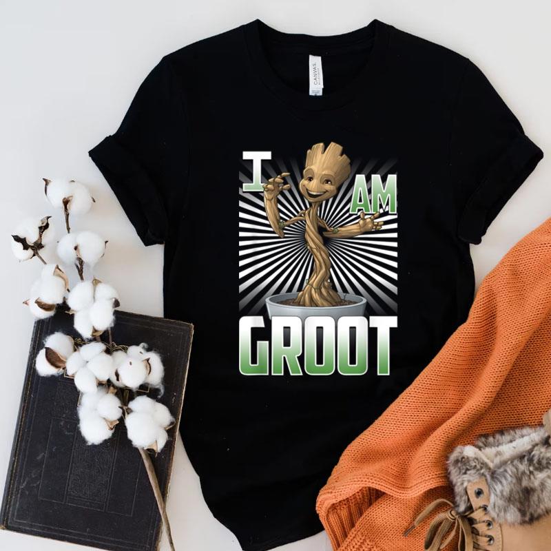 Marvel Guardians Of The Galaxy I Am Groot Chibi Poster Shirts