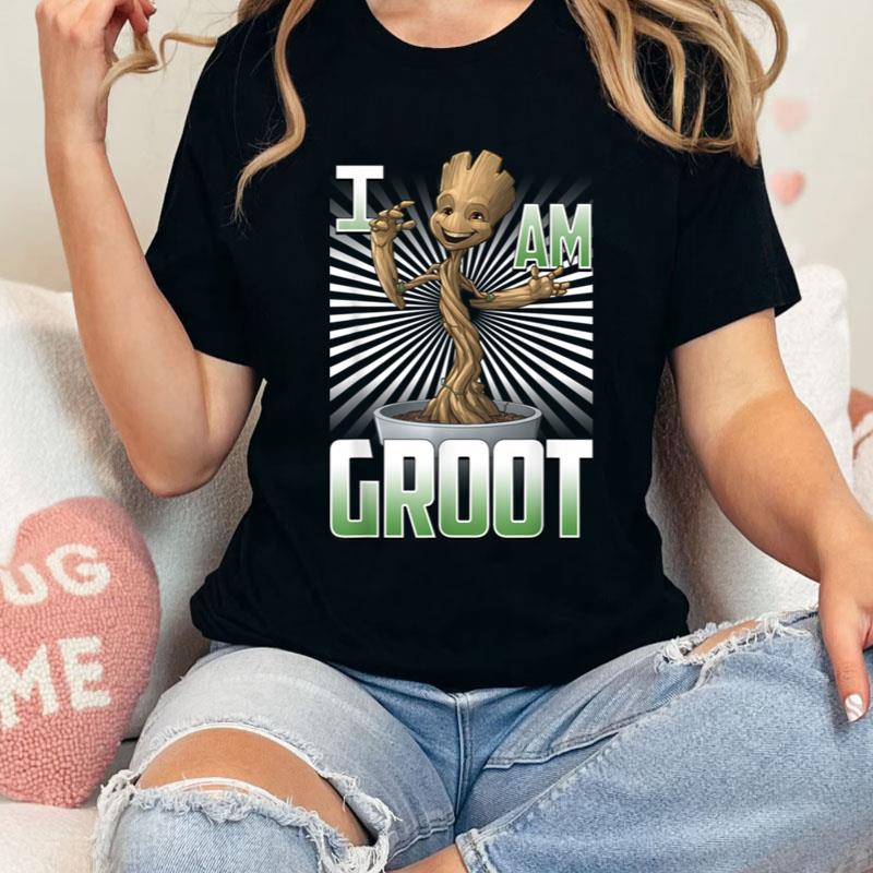 Marvel Guardians Of The Galaxy I Am Groot Chibi Poster Shirts