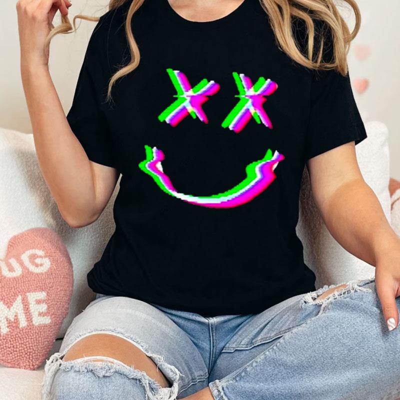 Neon Design Smiley Face Rgb Louis Tomlinson One Direction Shirts