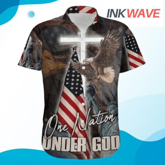 One Nation Under God Aloha For Summer Hawaiian Shirt