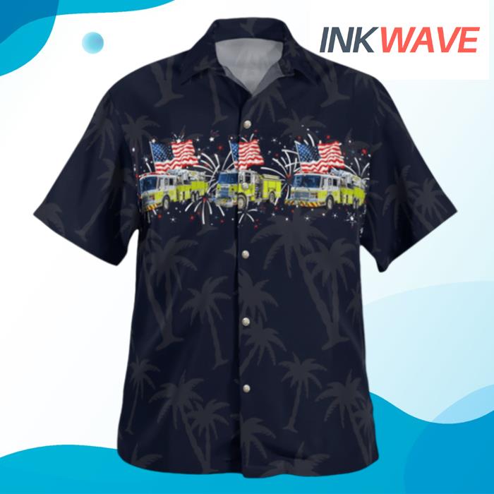 Pennsylvania Fort Washington Fire Company 4Th Of July Hawaiian Shirt
