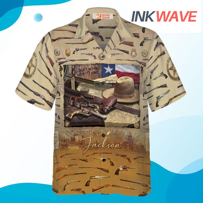 Personalized Texas Heritage Custom Hawaiian Shirt