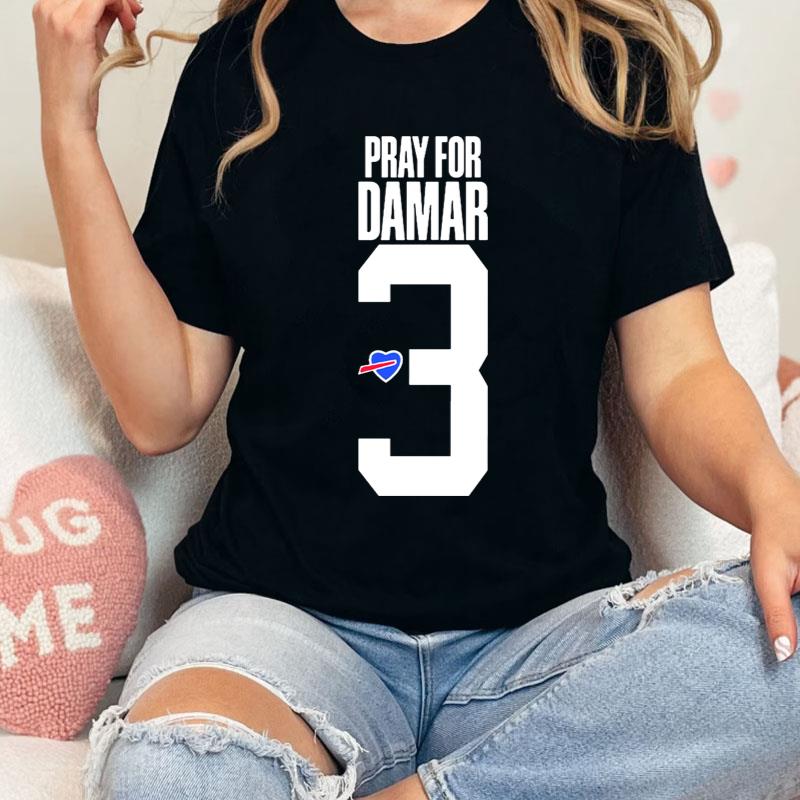Pray For Damar Heart Love 3 Buffalo Shirts