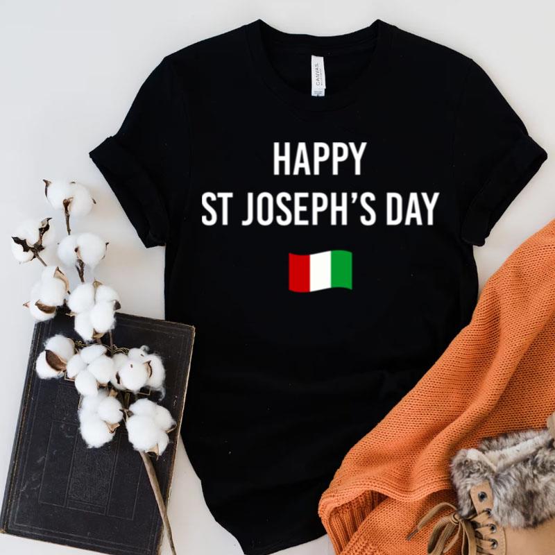 Religious Holiday Happy St. Joseph's Day Flag Shirts