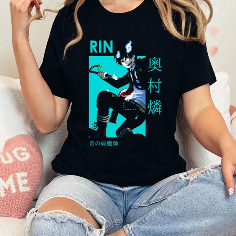 Rin Okumura Blue Exorcist Card Anime Shirts