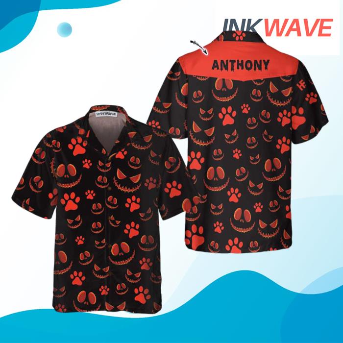 Scary Dog Horror Halloween Custom Gift For Dog Lovers Hawaiian Shirt