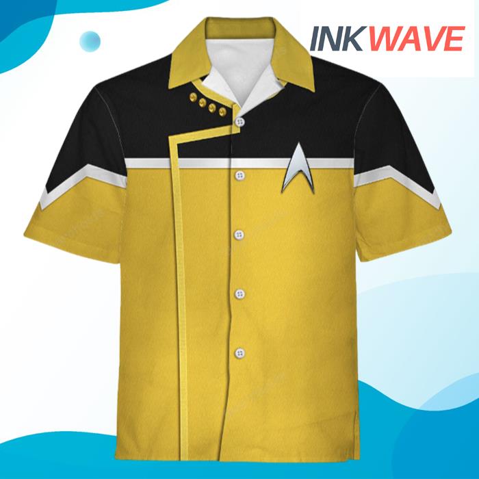 Star Trek Dress Uniform Operations Division Hawaiian Shirt