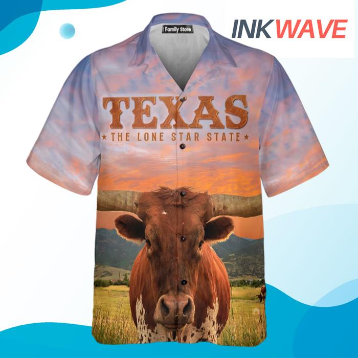 Texas Longhorn Bull Unique Texas For Texas Lovers Hawaiian Shirt