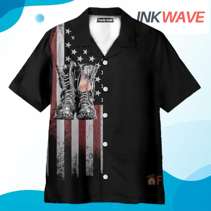 Veterans Day Independence Day US Flag Hawaiian Shirt