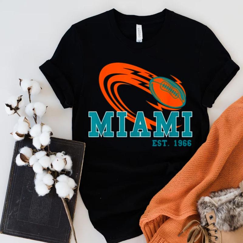 Vintage Miami Est 1966 Miami Team Retro American Football Shirts