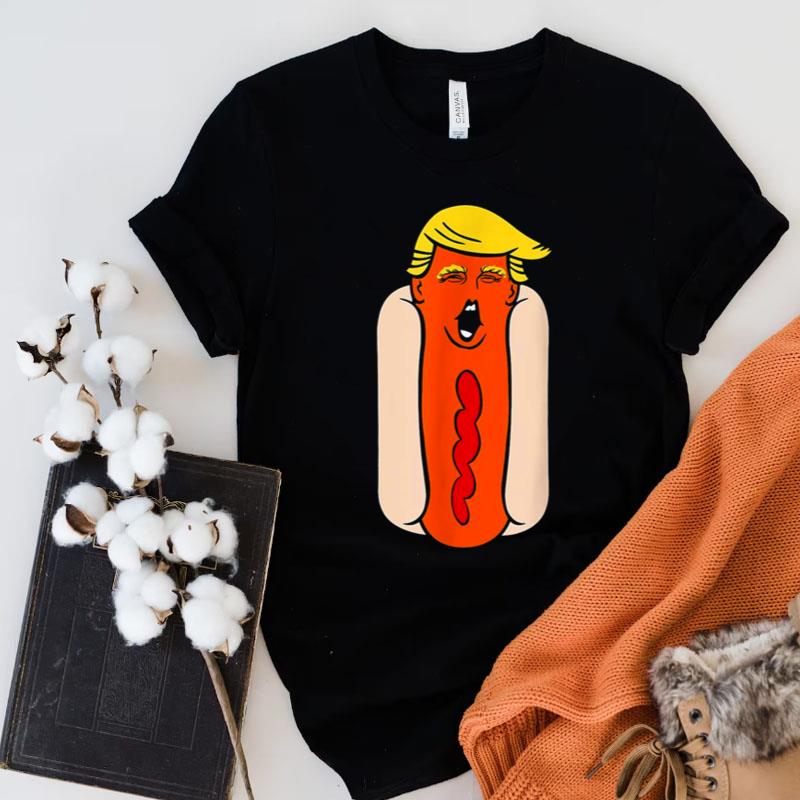 Weiner Hot Dog Head Biden Costume Shirts