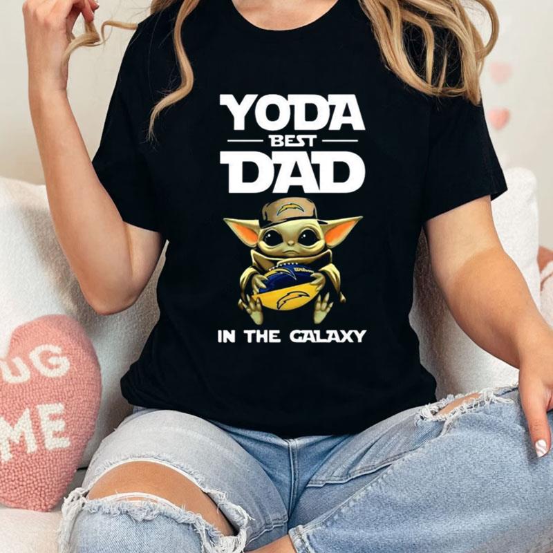 Yoda Best Dad In The Galaxy Los Angeles Chargers Football NFL Shirts